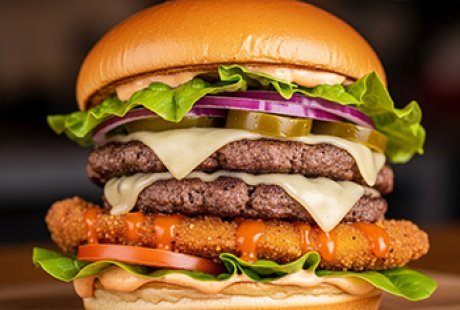 Double Decker Burger